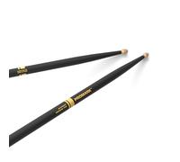 ProMark Rebound 5AB ActiveGrip Hickory Drumsticks - Grip amélioré pour une batterie de précision - Pointe en bois de gland - 1 paire