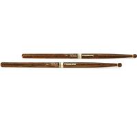 ProMark Baguette Batterie - Tim Fairbanks Baguettes Batterie - FireGrain - Pas de vibrations excessives - Finition laquée, Grande pointe ronde, Bois de hickory - 1 Paire