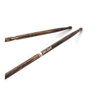 ProMark Baguettes de batterie Classic Forward 747 – Hickory, pointe ovale, FireGrain – Paire