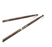 ProMark Baguettes batterie Classic 7A – Hickory FireGrain, laquées, pointe ovale – 1 paire