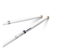 ProMark Scott Johnson Lot de 2 baguettes de batterie avec olives en bois et hickory peintes en blanc
