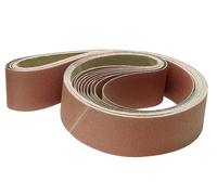 PROMAT Bande abrasive L. 2000 mm l. 75 mm granulation 120 pour bois/métal cor...