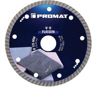 PROMAT Disque à tronçonner diamant carreaux PRO T D. 125 mm perçage 22,23 mm ...