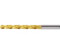 PROMAT Foret hélicoïdal DIN 338 type UNI D. nominal 8 mm HSS-Co5 TiN tige cyl...