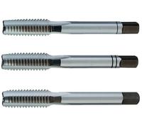 PROMAT Jeu de tarauds à main DIN 352 M27 x 3 mm HSS ISO2 (6H) 3 pièces