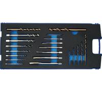 PROMAT Jeu de tarauds de machine DUO DIN 371/376 B/C 21 pcs. de M3 à M12 cass...