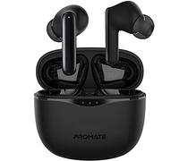Promate, Ecouteur Bluetooth 5.2, Boîtier de Charge Rapide, Reduction de Bruit Active Hybride, Capteur Optique, Contrôle Tactile,15h Autonomie, Hybrid-ANC
