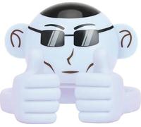 ProMate Haut-parleur Ape blanc (3?h), Enceinte Bluetooth, Blanc