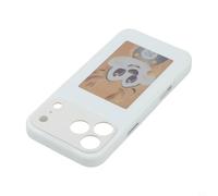 Promax Étui pour téléphone portable Pro Max avec projection d'écran NFC et galerie de photos intégrées (17 promax blanc)