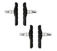 Promax Lot de 4 patins de frein en caoutchouc pour vélo - 2 paires de plaquettes à visser 70 mm