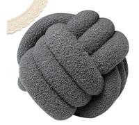 PromCaeruyn Coussin à Boule de Nœud, Doux et Moelleux Coussin Décoratif Esthétique Préppy Mignon pour Lit Canapé Chambre et Salon(M,11"(28cm))
