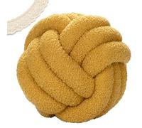 PromCaeruyn Coussin à Boule de Nœud, Doux et Moelleux Coussin Décoratif Esthétique Préppy Mignon pour Lit Canapé Chambre et Salon(E,8.6"(22cm))