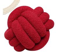 PromCaeruyn Coussin à Boule de Nœud, Doux et Moelleux Coussin Décoratif Esthétique Préppy Mignon pour Lit Canapé Chambre et Salon(A,8.6"(22cm))
