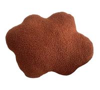 PromCaeruyn Oreiller Décoratif en Peluche Doux Mignon Style Préppy - pour Chambre à Coucher, Salon, Lit, Canapé, Bureau, Voiture et Chambre de Dortoir(Caramel,D)