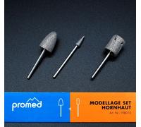 Promed 198010 Corps Abrasif Bits, Cornée Set, 3 Pièces