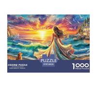 Promenade au Coucher du Soleil Puzzle Adulte 1000 Défis (Niveau Avancé) L'Excellence du Challenge : Un Jeu Éducatif Et Stimulant pour Adultes Et Adolescents Dès 14 Ans 38x26cm/1000pcs