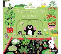 Promenade au potager - livre d'éveil animé, pour les bébés dès 6 mois
