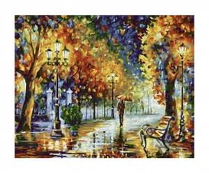Promenade automnale La peinture numérotée