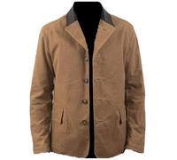 PROMENADE CHIC Veste RDR2 Red Redemption II Dead Arthur en coton marron clair pour homme, Marron - Coton, XXL