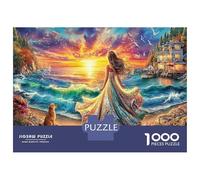Promenade Coucher du Soleil Puzzle 1000 Pièces Educa Jouet Cadeau Unique De l'art De La Décoration intéressant Jeu Éducatif Challenge Toy pour Adultes Et Enfants À Partir De 12 Ans 70x50cm/1000pcs