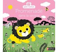 Emiri Hayashi – Promenade dans la savane – Livre d'éveil animé pour bébés dès 6 mois – Cartonné