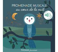 Promenade musicale au cœur de la nuit: Livre sonore bébé à toucher dès 6 mois avec grandes piles AAA alcalines incluses