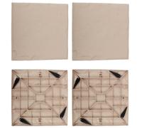 Promenades de route - Marqueur de pelouse en résine | 4 pierres de passerelle avec piquets de terre, ensemble d'aspect naturel, bord fonctionnel du jardin pour la création de sentiers, flux de paysage