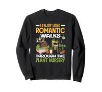 Promenades romantiques à Travers l'amant des Plantes de la pépinière Sweatshirt