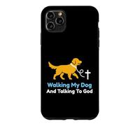 Promener Mon Chien et Parler à Dieu, propriétaire d'un Animal chrétien Coque pour iPhone 11 Pro Max