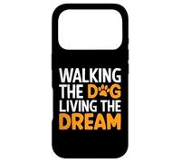 Promener Son Chien et Vivre Le Papa de Ses rêves Coque pour iPhone 17 Pro