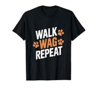 Promeneur de Chien Amusant T-Shirt Graphique avec Valeur