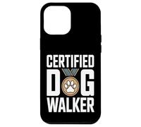 Promeneur de Chien certifié Amateur de Promenade Coque pour iPhone 12 Pro Max