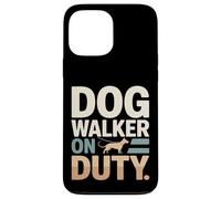 Promeneur de Chien en Service Amateur de Promenade de Chiens Coque pour iPhone 13 Pro Max