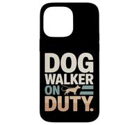 Promeneur de Chien en Service Amateur de Promenade de Chiens Coque pour iPhone 14 Pro Max