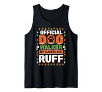 Promeneur de chien officiel My Clients Are Ruff Love Dog Walking Débardeur
