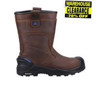 Promeneurs Conquérant Hommes Imperméable Protection Sécurité Travail Bottes Brun