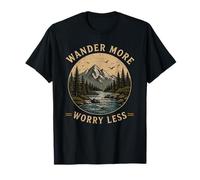 Promenez-Vous dans la Nature montagnarde Vintage, Plus de soucis et Moins T-Shirt
