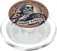 Promenez-Vous Souvent, émerveillez-Vous Toujours, philosophie et Aventure PopSockets PopGrip pour MagSafe