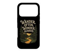 Promenez-Vous Souvent, émerveillez-Vous Toujours, randonnée, Aventure, Sentier forestier Coque pour iPhone 17 Pro