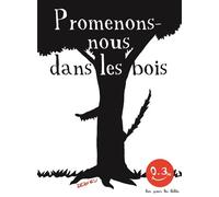 Promenons-nous dans les bois Bon pour les bébés - Thierry Dedieu - Seuil Jeunesse - cartonné - Comptine, chant