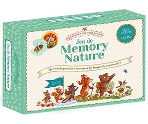 Promenons-nous dans les bois - Jeu de Memory nature - + 32 cartes + objets - Collectif - Gallimard jeunesse - Jeux livres objets