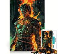 Prométhée Ascendant︰ Forgé dans Le Feu Divin Puzzle de 1000 pièces pour Adolescents Décoration Murale Design Lumineux et Relaxant Assemblage 38x52cm