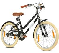 PROMETHEUS BICYCLES Vélo rétro pour enfant 20" unisex noir | Vélo enfant 20" à partir de 6 ans | Vélo pour enfants à partir de 7 ans