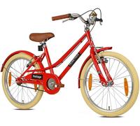 PROMETHEUS BICYCLES Vélo rétro pour enfant 20" Unisexe | Vélo pour enfants 6-7 ans Rouge