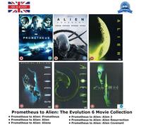 Prometheus To Alien The Evolution Collection 6 Dvd