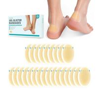 Promifun Pansements à bulles pour pieds - Bandages hydrocolloïdes - 25 ct - Résistants à l'eau - Coussinets pour la prévention et la récupération
