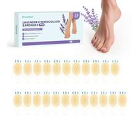 Promifun Pansements en gel hydrocolloïde 23 carats - Adhésifs et imperméables pour talons, pieds, orteils - Prévention des ampoules pour voyage, vie quotidienne et famille (pack B)