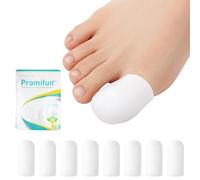 Promifun protection orteil silicone - 8pcs Protege orteil silicone, protege orteil, capuchon orteil, idéal pour les ongles manquants ou incarnés, les cors, les ampoules, les orteils en marteau(8L)