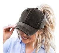 ProMindFun Casquette de Baseball réglable pour Femme et Fille, Compatible avec Queue de Cheval et Chignon - Motif Camouflage, 56 EU