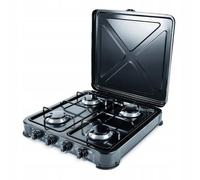 PROMIS kg400 Four-Burner Gas Stove Black